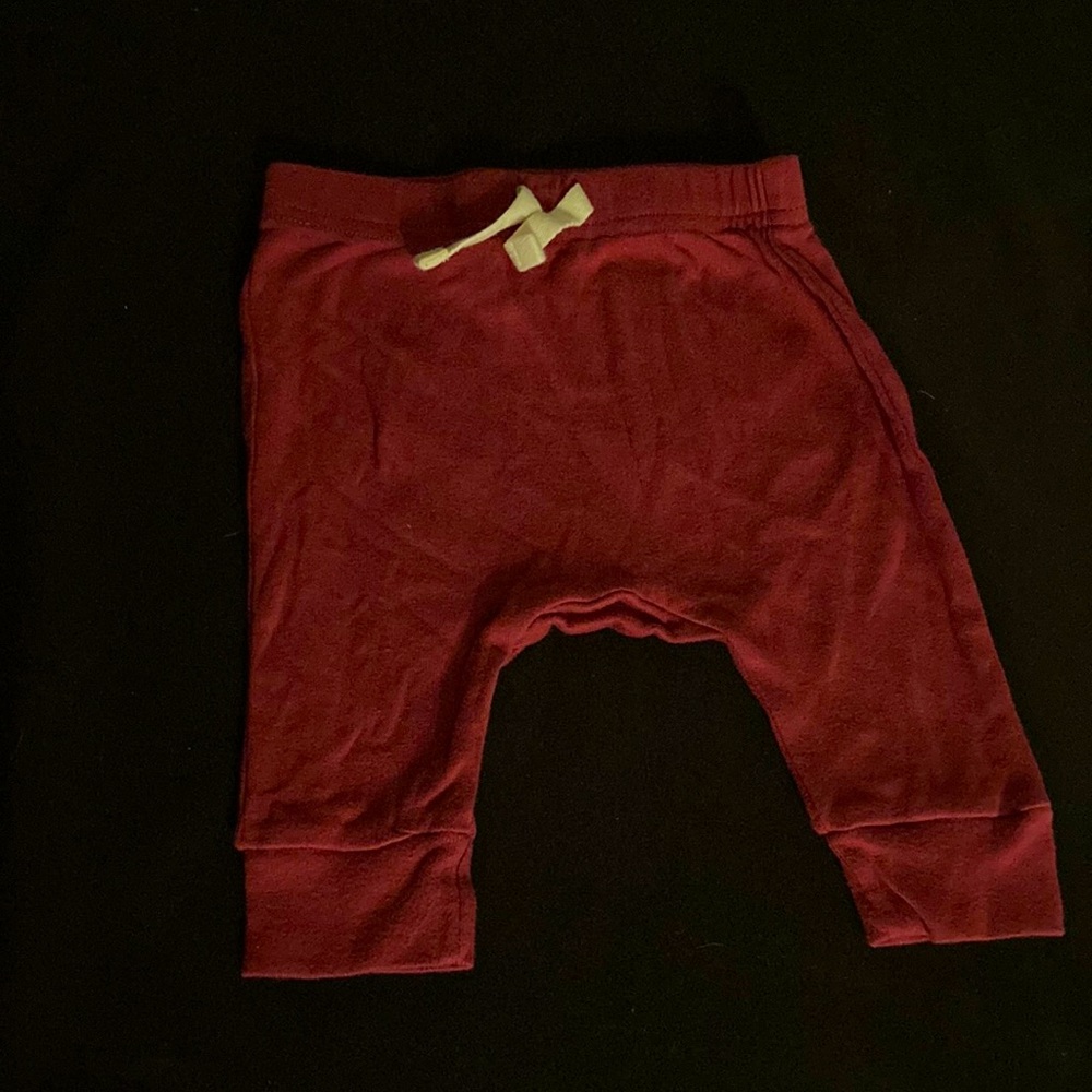 Red and pink pants